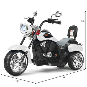 6V 3 Wheel Kids Motorcycle - Rechargeable for Kids - Electric Motorcycle