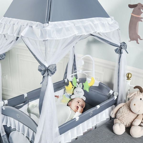 Portable Baby Playpen Crib Cradle with Carring Bag
