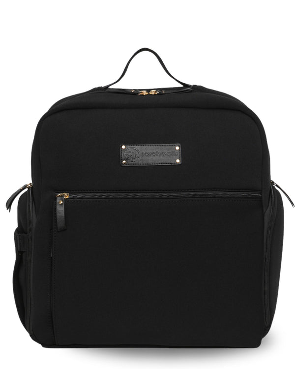 Sarah Wells Fiona Breast Pump Backpack – Neoprene, Machine Washable Bag with Insulated Storage, Laptop Sleeve & Straps