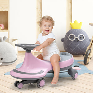 Wiggle Car Ride-on Toy with Flashing Wheels - Educational for Kids