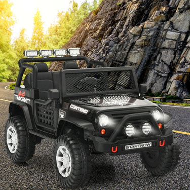 12V Kids Electric Ride On Truck with Remote Control for fun outdoor adventures and playtime.