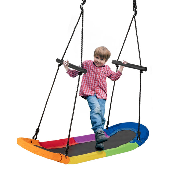 Saucer Tree Swing Surf Kids Outdoor Adjustable Swing Set