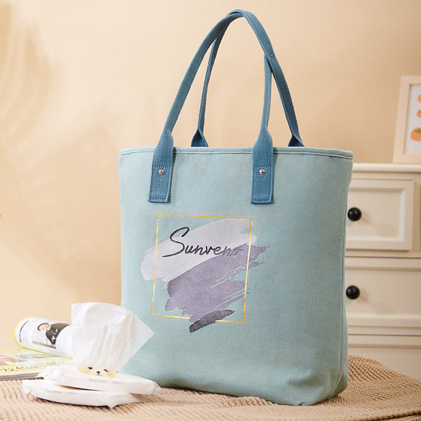 Canvas Hospital Bag Large Capacity Maternity Tote Bag