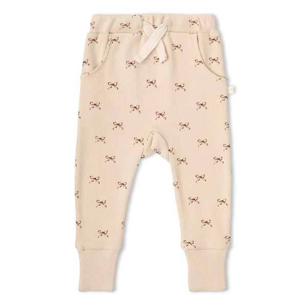 Organic Ruffle Collar Onesie & Pants Set - Tiny Bows