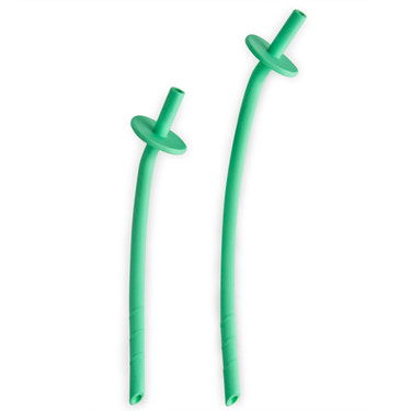 BabieStraws (Set of 2) Flexible Straws with Choke Guard