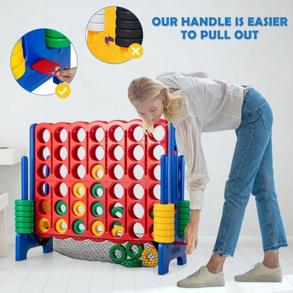 4-to-Score Giant Game Set with Net Storage - Multi - Multi-Tier