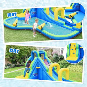 Multifunctional Inflatable Water Bounce with 735W Blower for Newborns & Infants