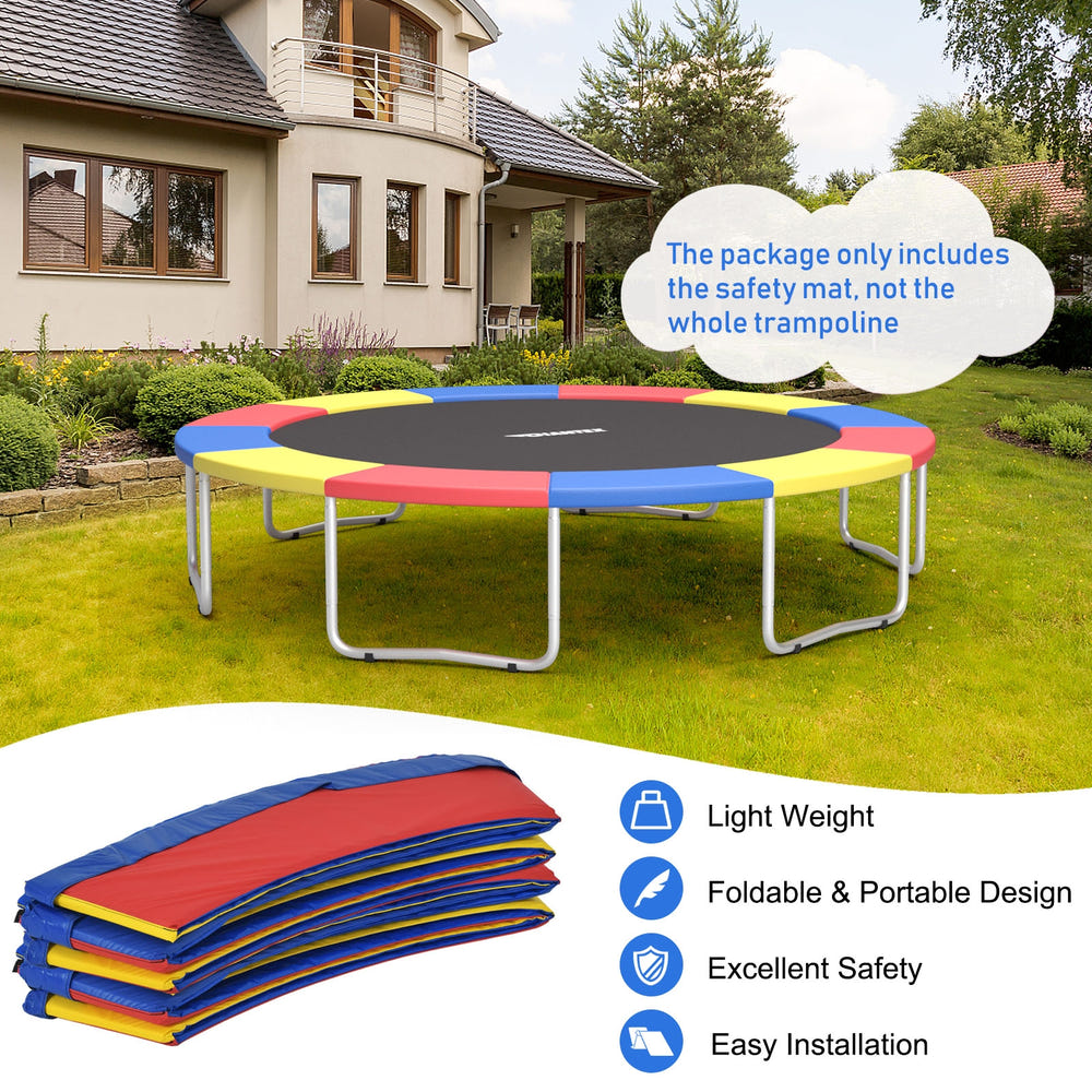 14 Feet Waterproof Tear-Resistant Trampoline Safety Pad Spring Cover for enhanced safety in toys and hobbies.
