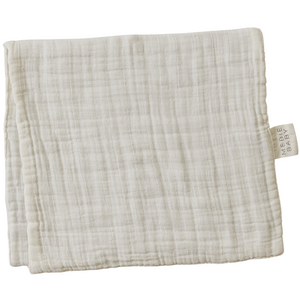 Cream Muslin Burp Cloth