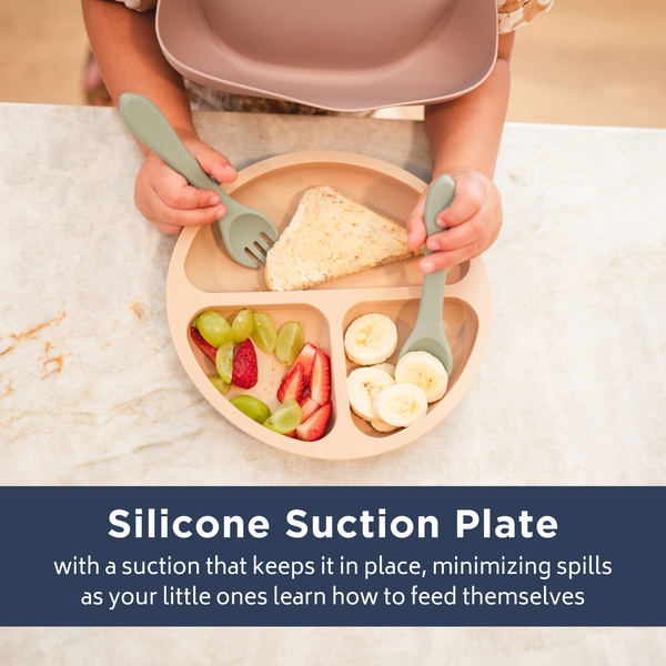 Mustard Silicone Suction Plate