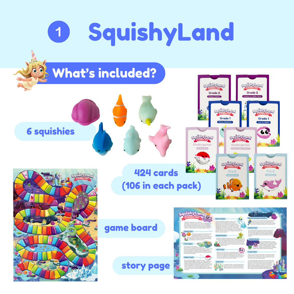 Pre-K Shark Tank Bundle: Engaging educational toy set for early learning and creativity in young children.