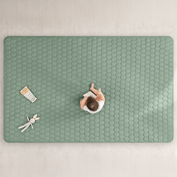 Play Mat with Non-Slip Bottom in Fern