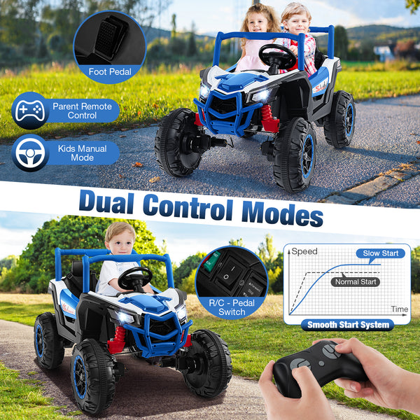 2-Seater Kids Ride on UTV with 2.4G Remote Control for over 3 Years Old Children
