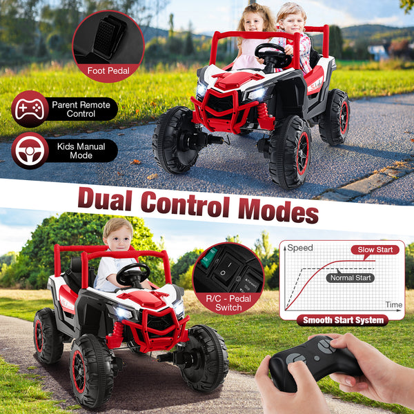2-Seater Kids Ride on UTV with 2.4G Remote Control for over 3 Years Old Children