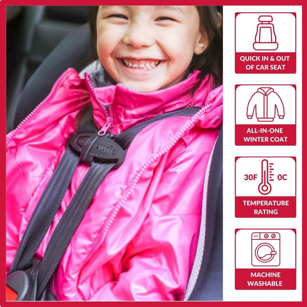 Car Seat Coat | The Road Coat Transition - Fuchsia