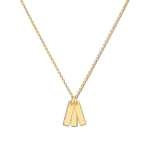 Mysha Personalized Triple Bar of Love Pendant