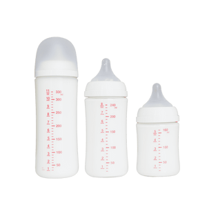 PP Wide Neck Baby Bottle 4 packs,8.1 Oz(3+ months)(Not Glass)