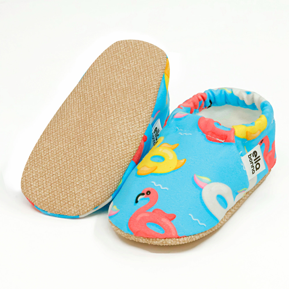 Ella Bonna Non-Slip Sole Duck Patterned Baby Booties, Home Boot Slippers Nursery Shoes