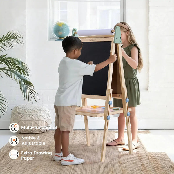 Tiny Land® 3-in-1 Art Easel for Kids - Morandi