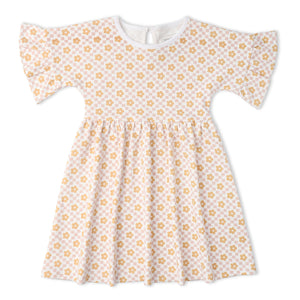 Organic Dolman Sleeve Dress - Pop Floral