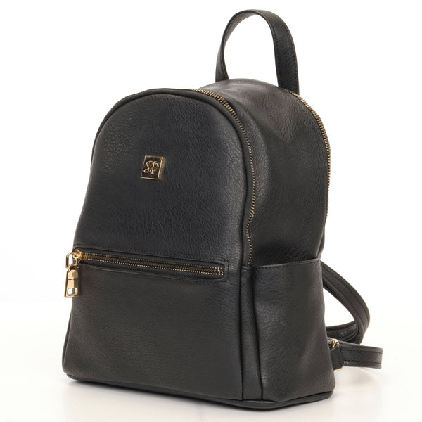 The Sleepy Panda Mini - Vegan Leather Mini Backpack