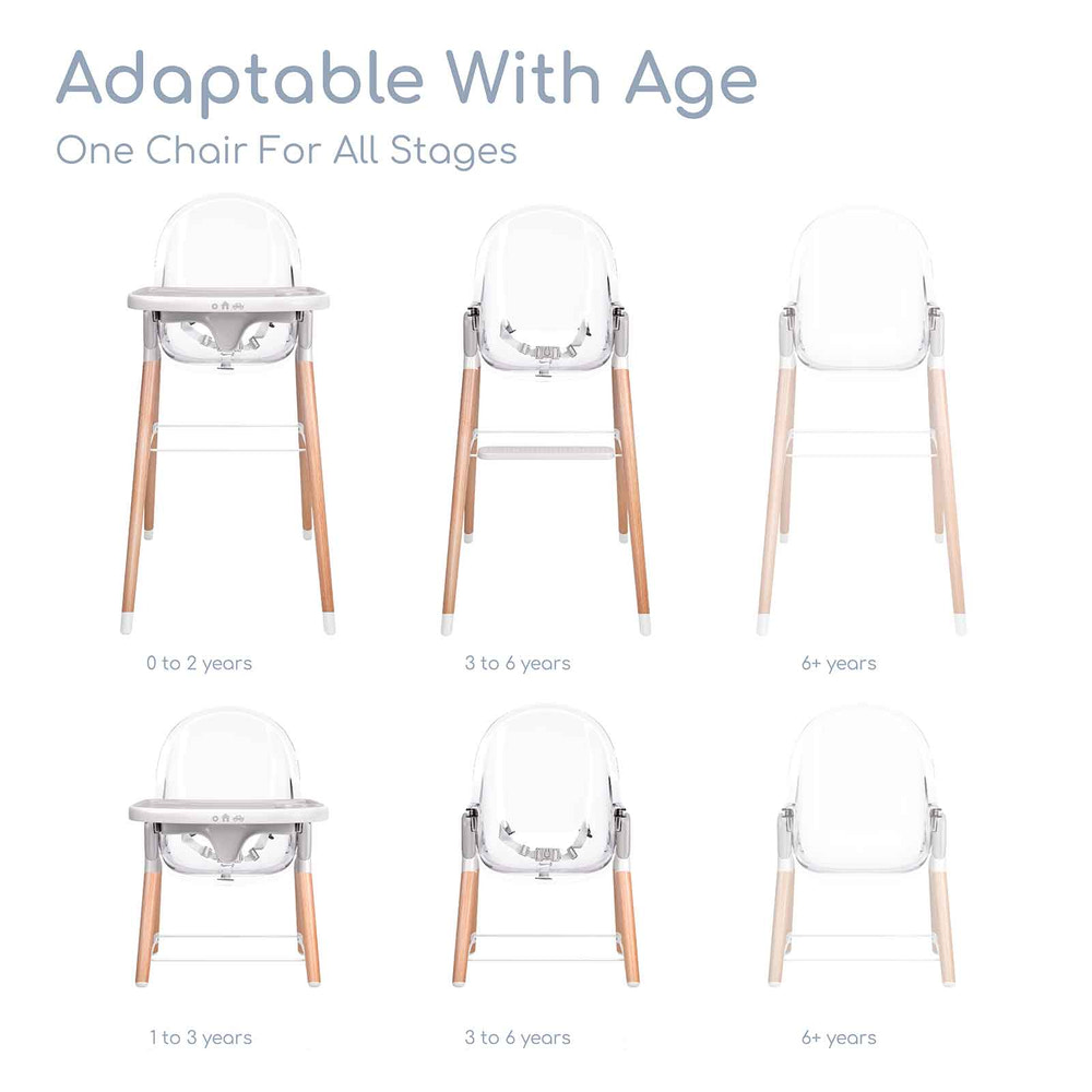 Children of Design 6 in 1 Deluxe High Chair with Cushion - MOOGCO Baby