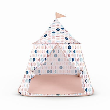 Lunar Phases Play Tent for babies, featuring a whimsical design perfect for imaginative play and exploration.