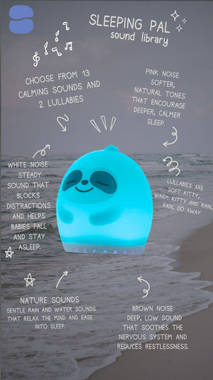 Sleeping Pal Mini Sound Machine - 'Sissy' The Sloth
