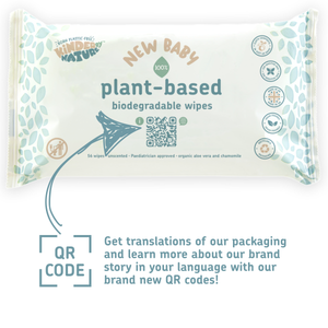 Kinder by Nature 100% Biodegradable Plant-Based Baby Wipes - 672 Count (12 packs of 56 wipes)