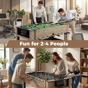 2-in-1 Swivel Game Table for Teens Adults - Sturdy Build for Kids & Family