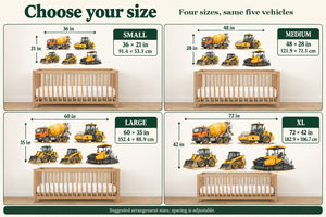 Construction Vehicle Wall Decals, Set of 5 (Set 2), image 6