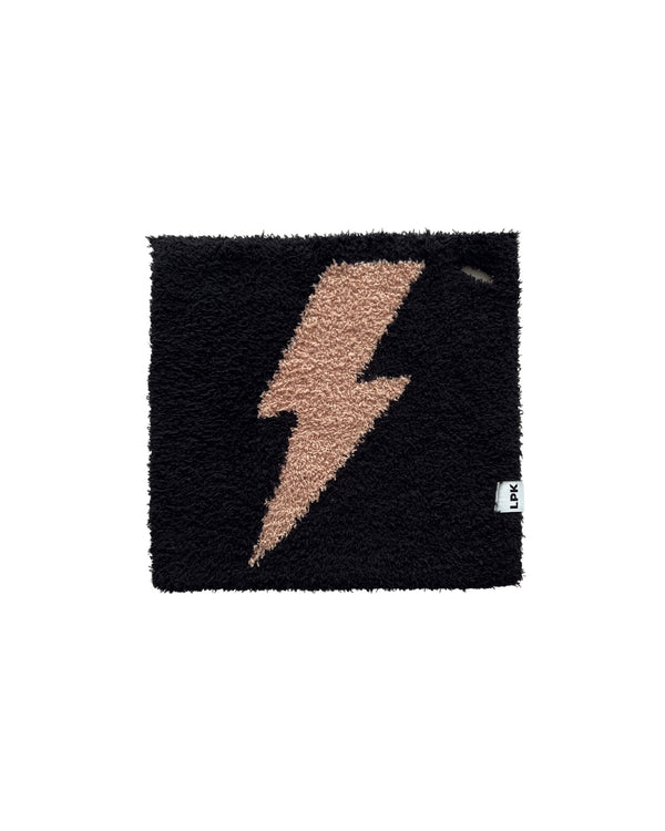 Lightning Bolt Plush Lovey | Mocha - MOOGCO Baby