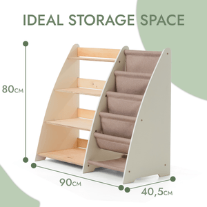 2in1 Montessori Shelf for Books and Toys