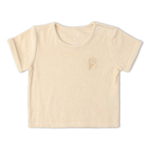 Organic Terry Tee & Shorts Set - Butter Yellow