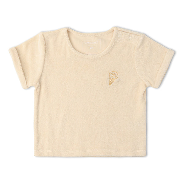 Organic Terry Tee & Shorts Set - Butter Yellow