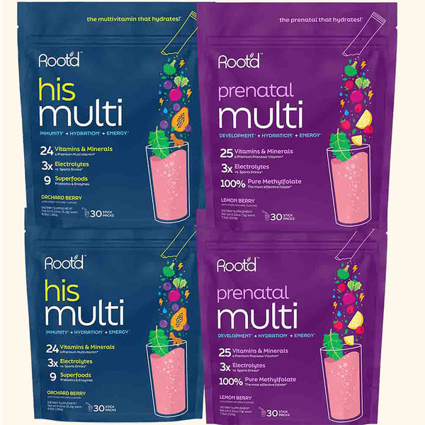 Growing Together Bundle - The Hydrating Multivitamin - For Future Mom & Dad