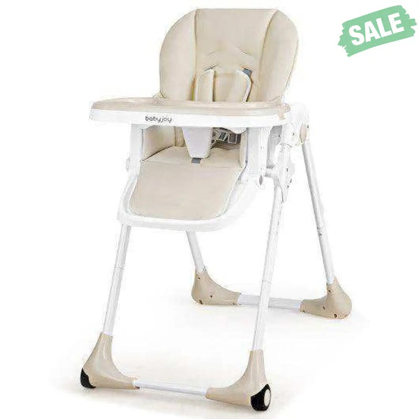 3-In-1 Convertible Baby High Chair for Baby and Toddler-Beige