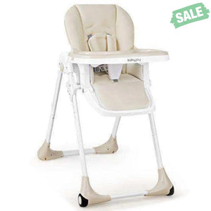 3-In-1 Convertible Baby High Chair for Toddlers-Purple White High Chairs