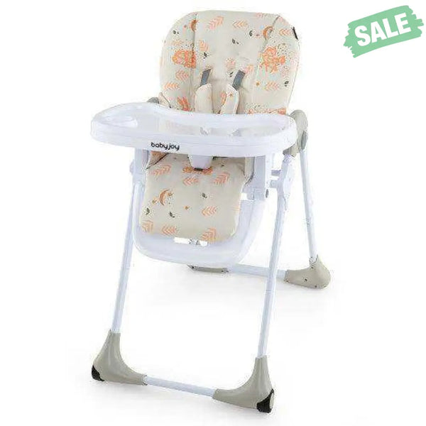 3-In-1 Convertible Baby High Chair for Toddlers-Purple White High Chairs