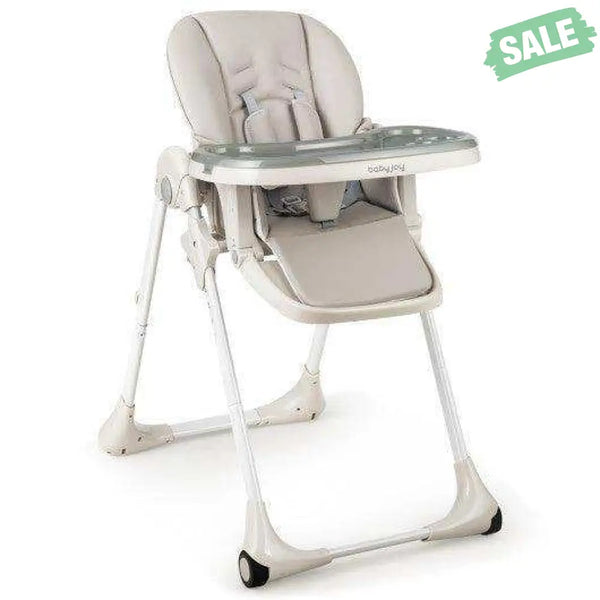 3-In-1 Convertible Baby High Chair for Toddlers-Purple White High Chairs
