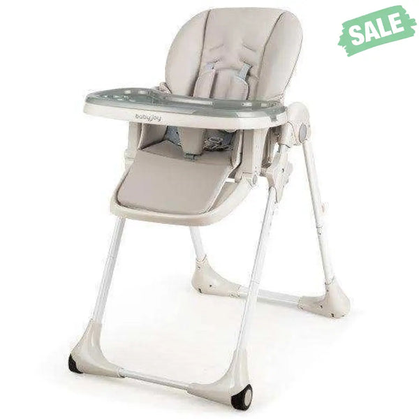3-In-1 Convertible Baby High Chair for Toddlers-Purple White High Chairs