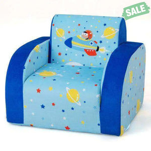 3 in 1 Convertible Flip Open Kids Sofa for Nap Play Sleep Kids Chairs & Seating