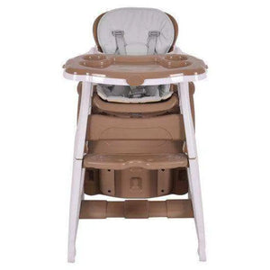 3 in 1 Infant Table and Chair Set Baby High Chair-Beige Blue High Chairs