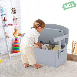 3-in-1 Kids Convertible Storage Bench Wood Activity Table and Chair Set-White White Kids Table & Chair Sets