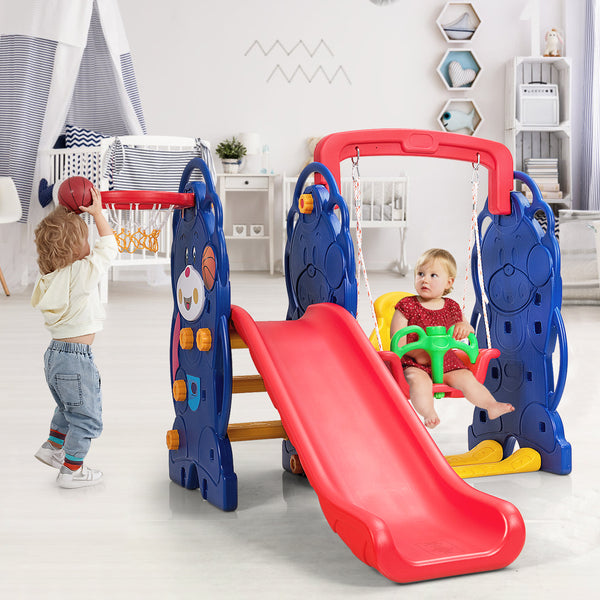 3-in-1 Toddler Climber and Swing Playset - Indoor & Outdoor for Toddlers & Kids