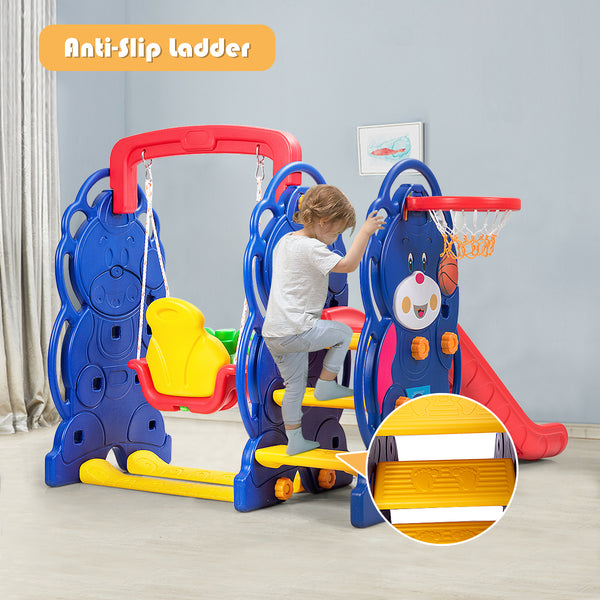 3-in-1 Toddler Climber and Swing Playset - Indoor & Outdoor for Toddlers & Kids