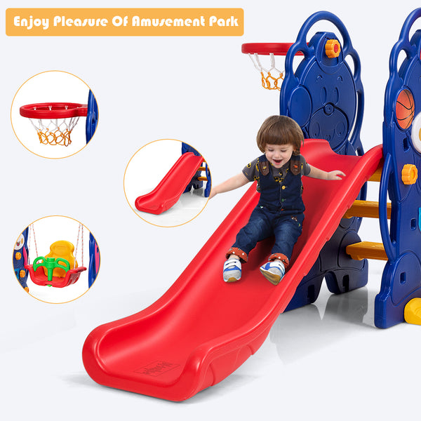 3-in-1 Toddler Climber and Swing Playset - Indoor & Outdoor for Toddlers & Kids
