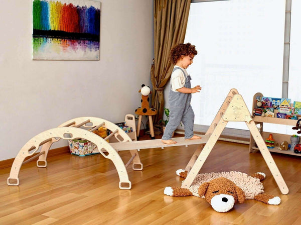 Climbing Triangle - Arch Rocker - XL Pillow and Ramp / 4 Pieces Set