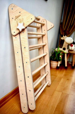 Climbing Triangle, Arch Rocker, Pillow, and 2in1 Ramp / 4 Pieces Set