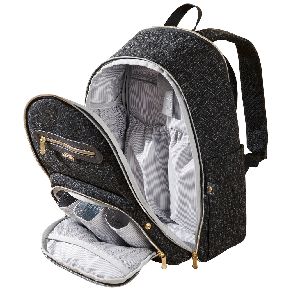 Convertible Tweed Diaper Backpack - MOOGCO Baby